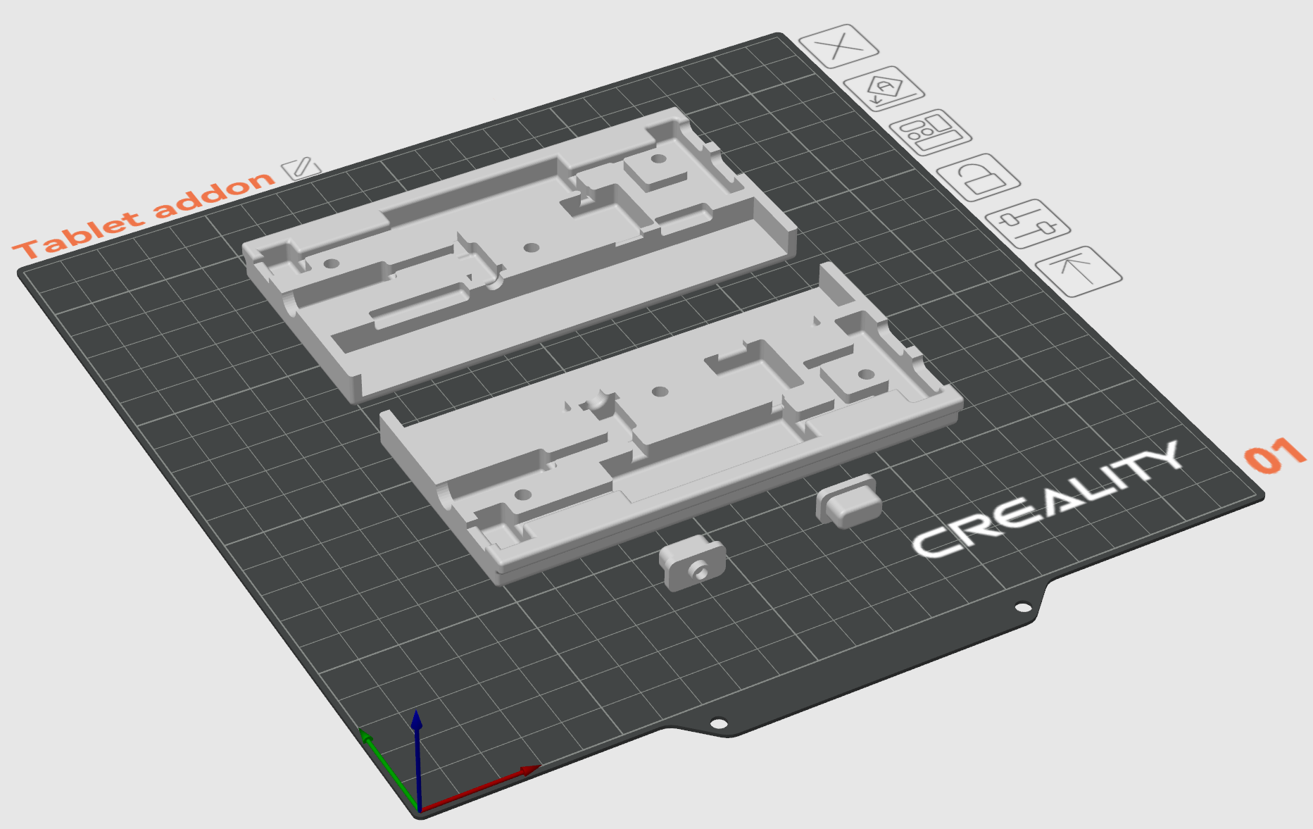 Tablet-Joystick Dock 1
